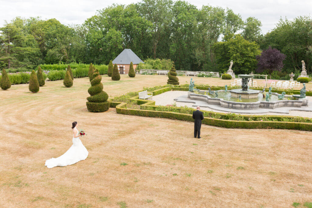 mariage americain vu par un drone